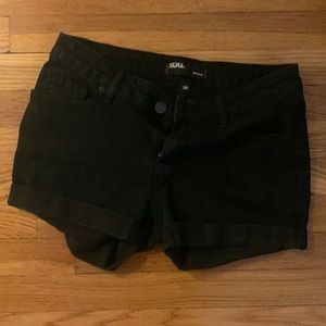 BDG black jean shorts - size 28 waist